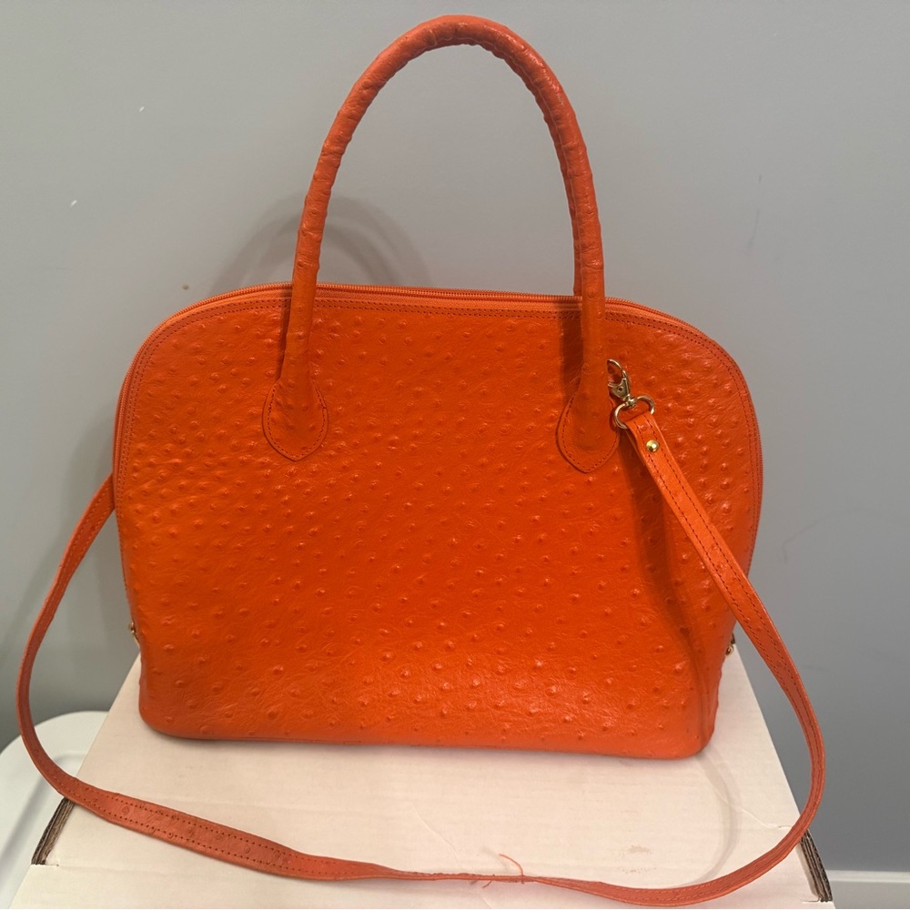 Vibrant Orange Crossbody Bag